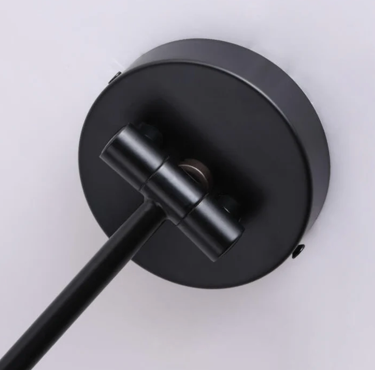 Sleek Scandinavian Wall Light with Wooden Accents