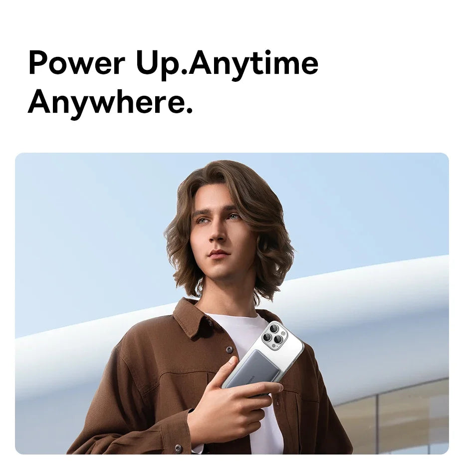 5K MagSafe Power Bank - Slim Portable Charger