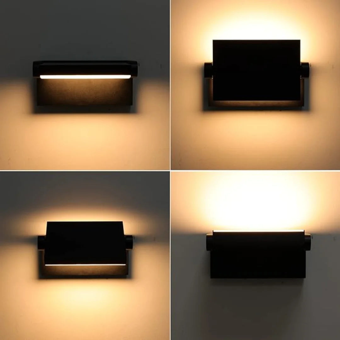 Smart Outdoor Motion-Activated LED Wall Light – 24W, Waterproof