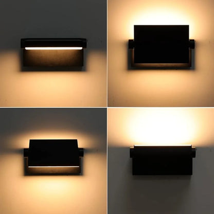 Smart Outdoor Motion-Activated LED Wall Light – 24W, Waterproof