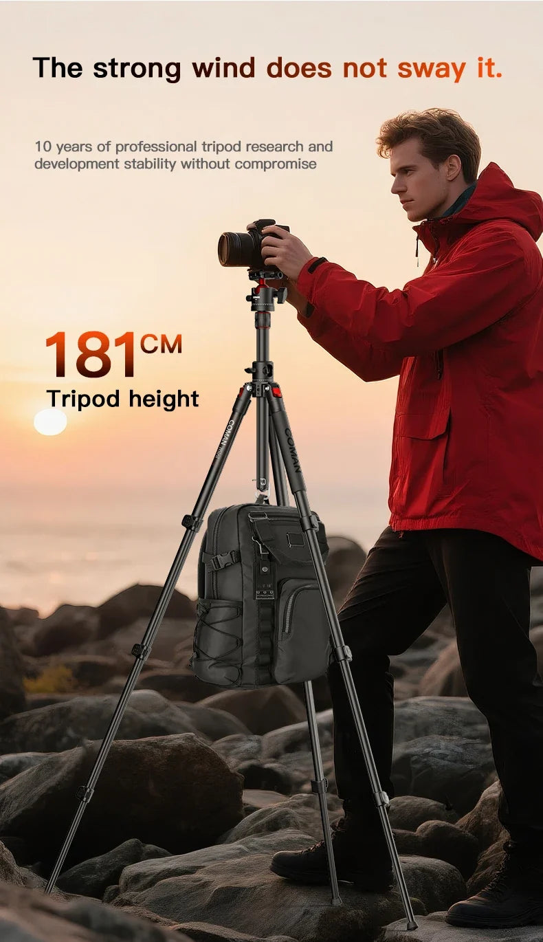 Compact Overhead Tripod for Cameras