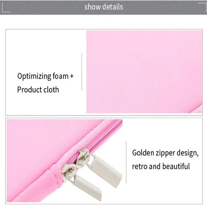 Padded Laptop Case with Zipper Closure