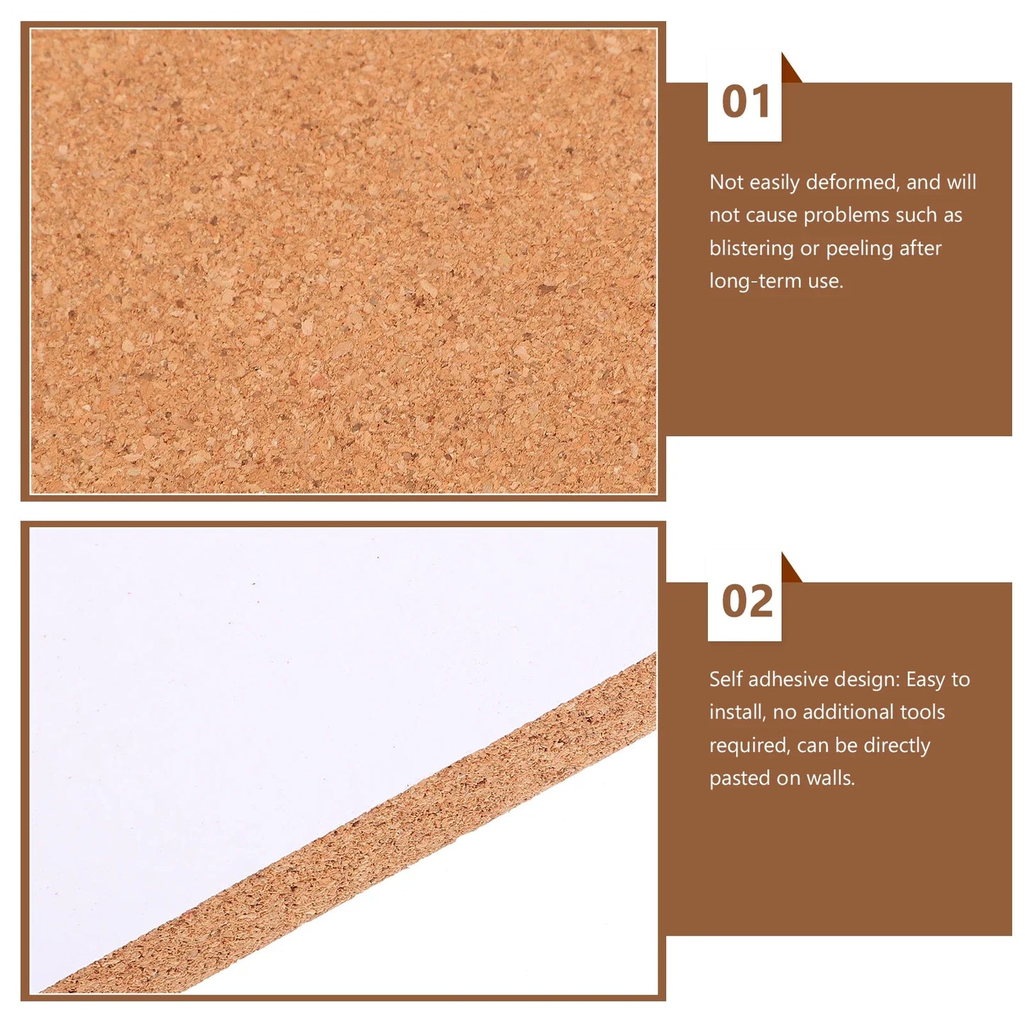 17-Inch Cork Board – 12mm Thick and Durable