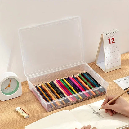 Transparent Pencil Storage Case for Organization