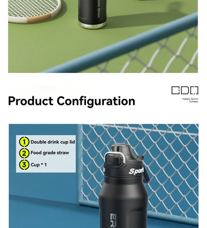 Insulated Sport Tumbler with Double Wall Design