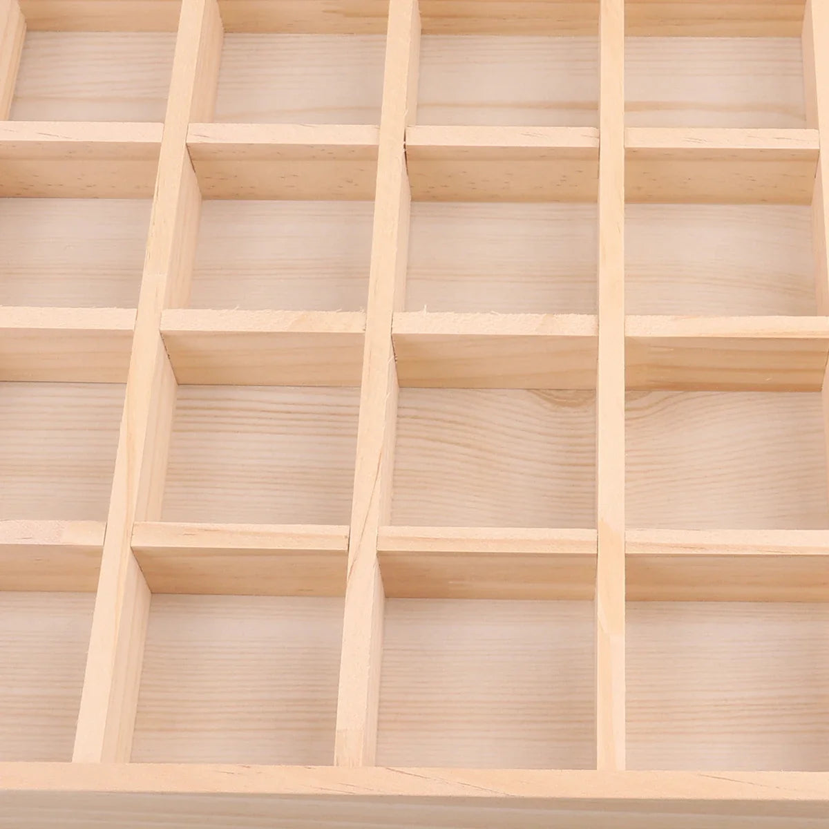 Display Wooden Jewelry Organizer with Tiered Design