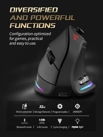 Wireless Vertical Ergonomic Mouse Model F18