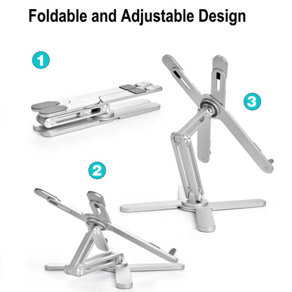 Aluminum Laptop Stand with 360-Degree Adjustable Angles