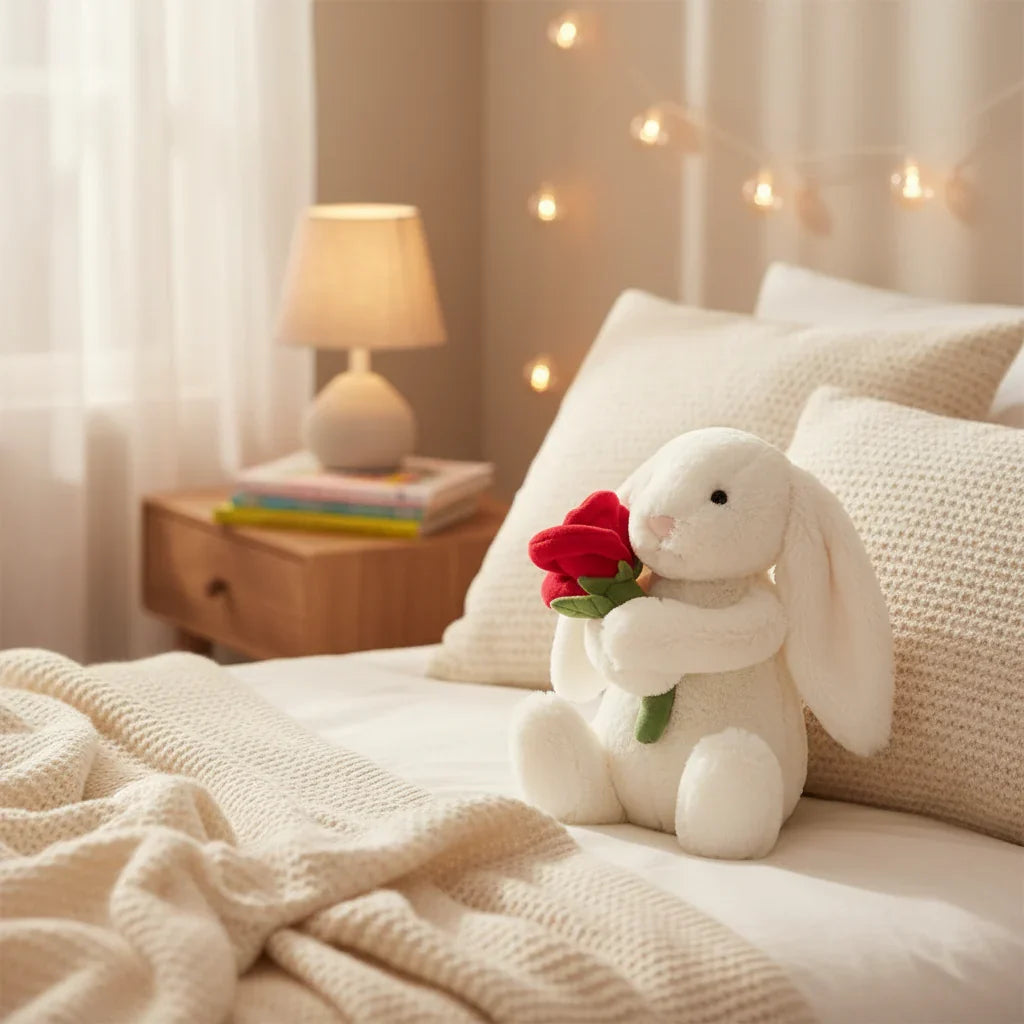 Adorable Plush Bunny for Cuddles and Home Decor