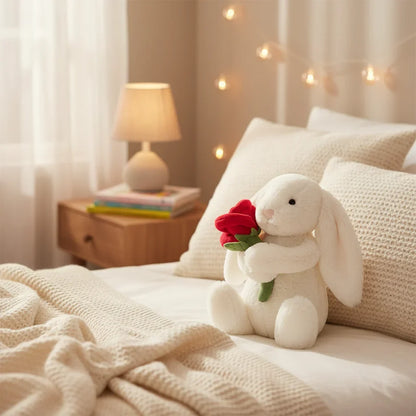 Adorable Plush Bunny for Cuddles and Home Decor
