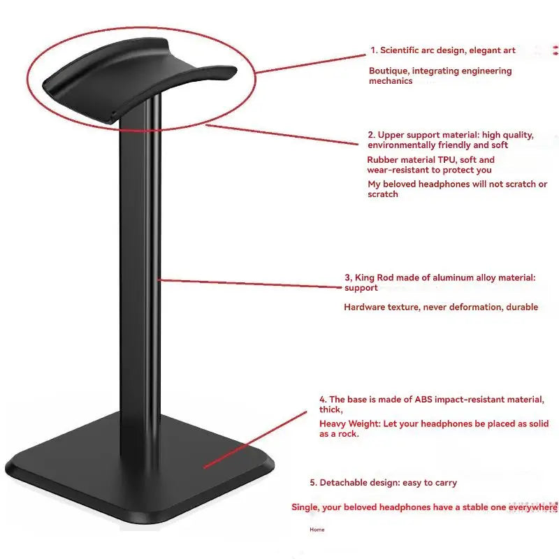 Headphone Holder for Desktop Use
