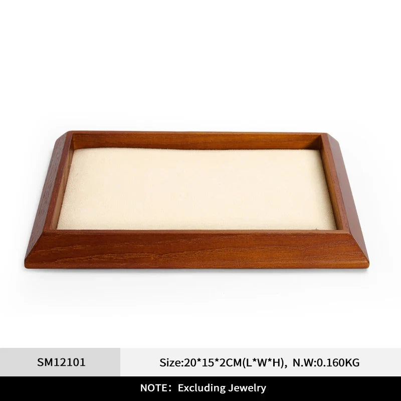 Elegant Wooden Tray for Bracelet Storage and Organization