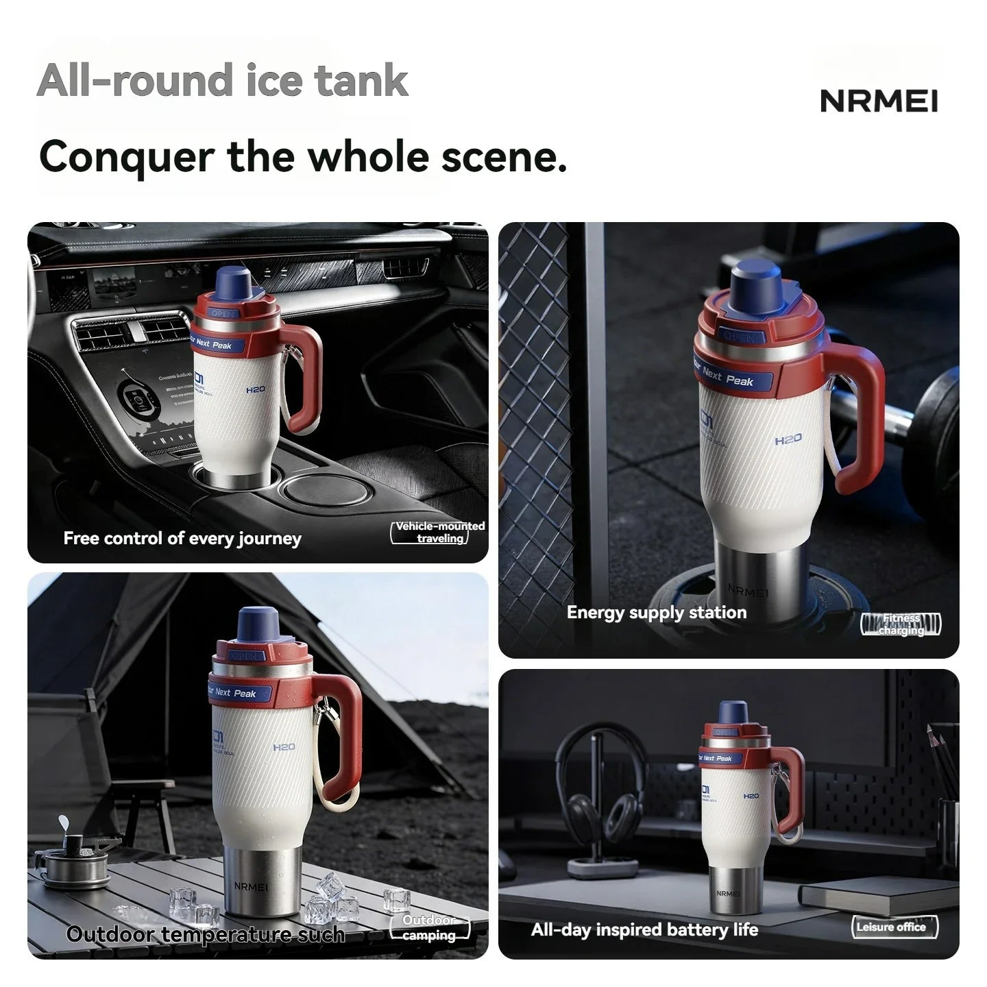 Cold Ceramic Tumbler for 72 Hours of Insulation