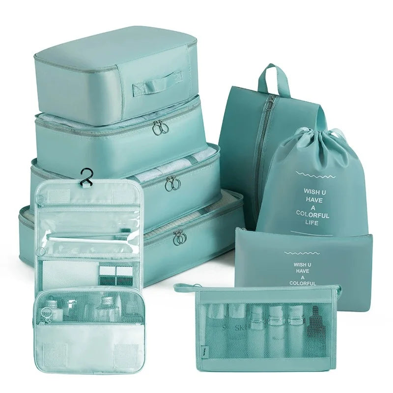 Set of Storage Cubes for Travel Packing