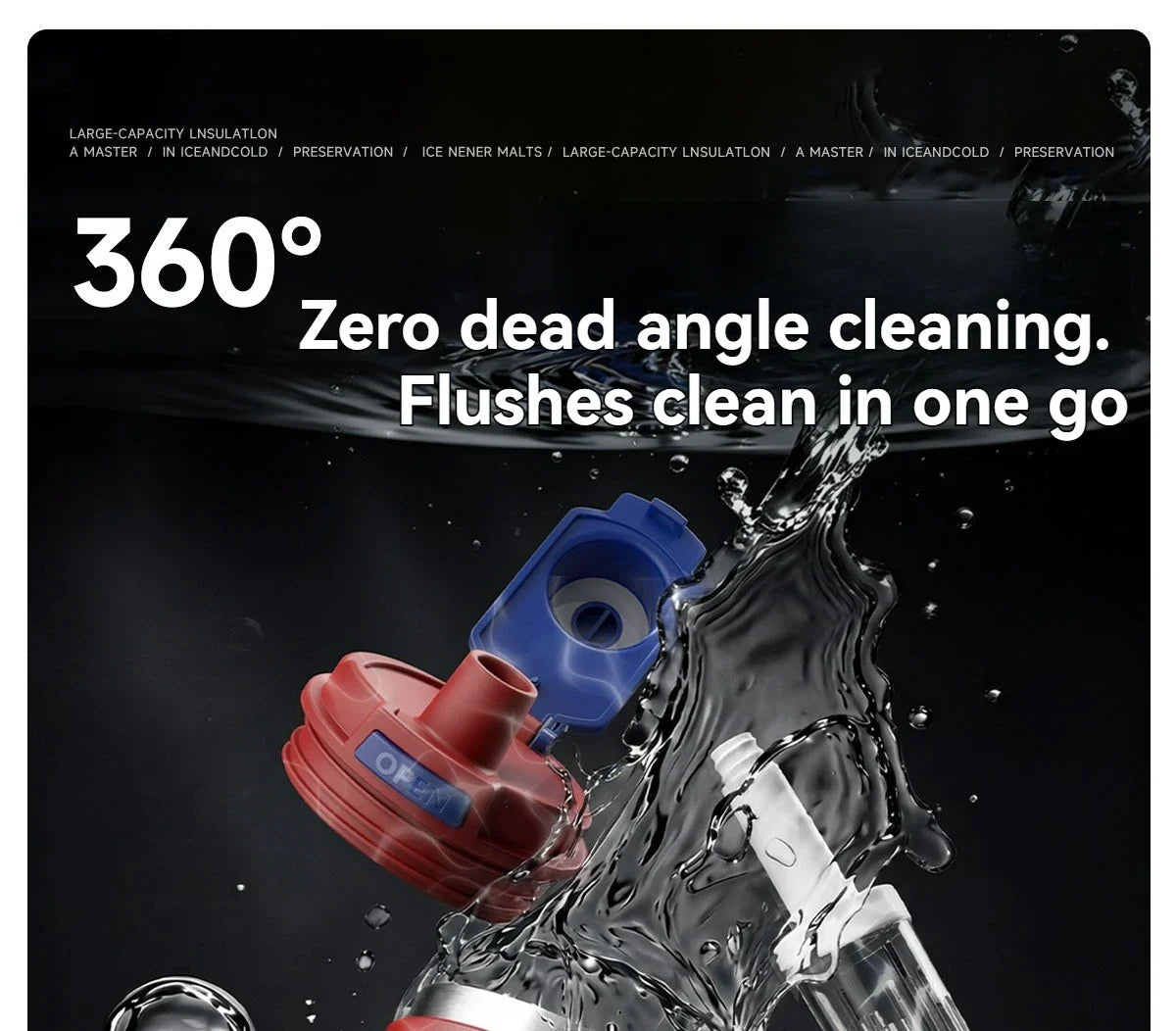 Cold Ceramic Tumbler for 72 Hours of Insulation