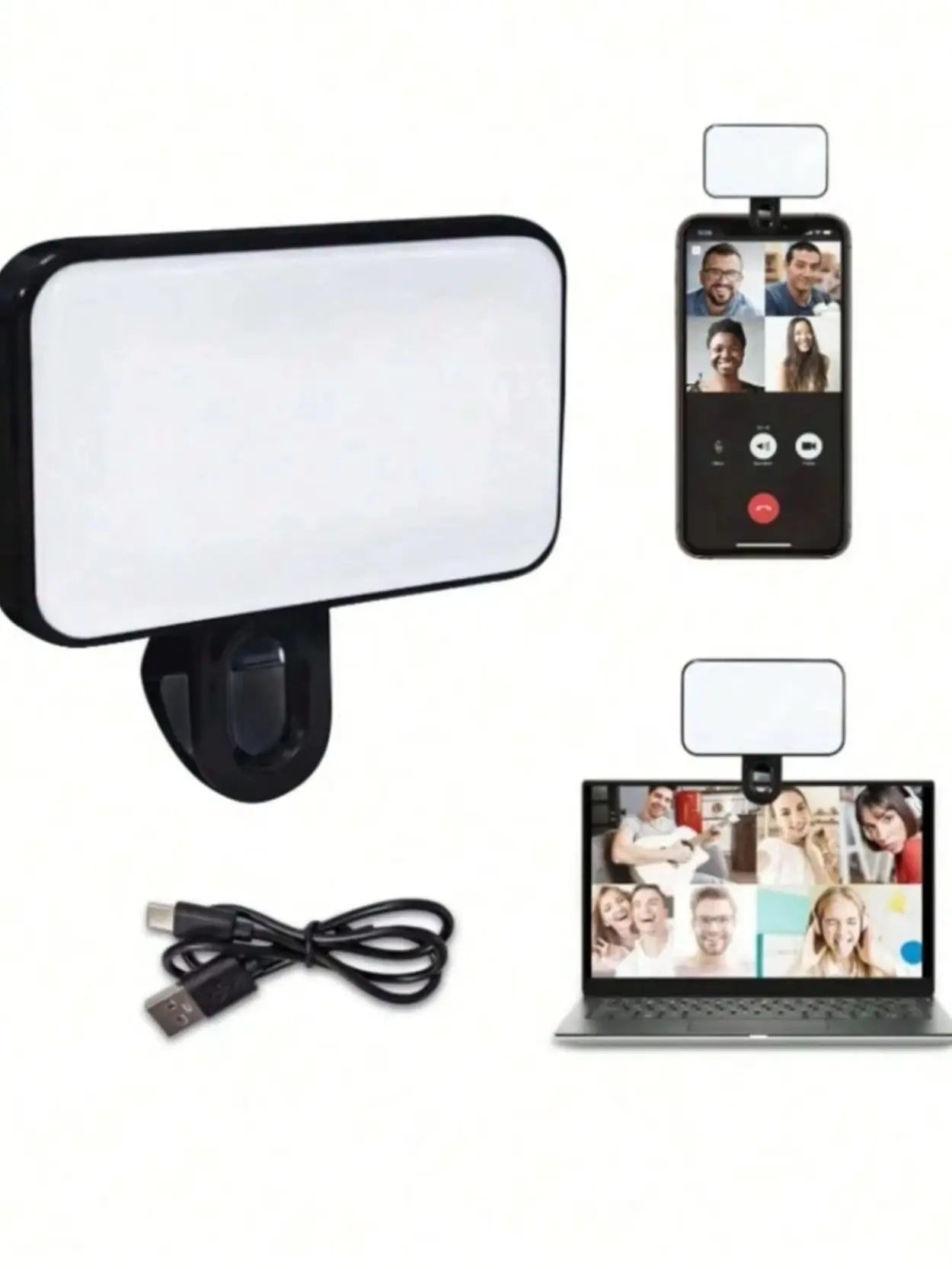 Compact Clip-On LED Light for Photography