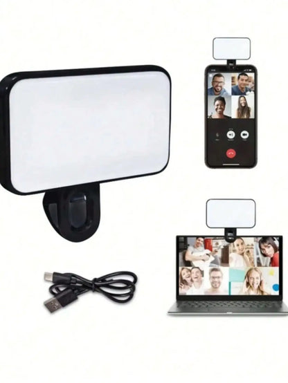 Compact Clip-On LED Light for Photography