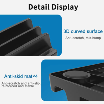 Vertical Laptop Stand with Dual Slots