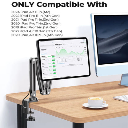 Magnetic Charging Stand and Desk Mount for iPad