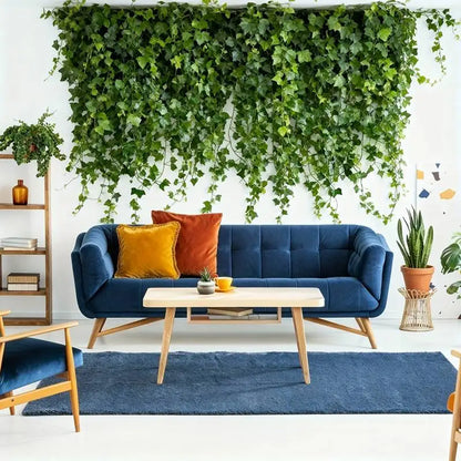 Wall Decor with Ivy Garland