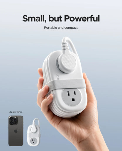 Power Strip with 4 Outlets and Surge Protection