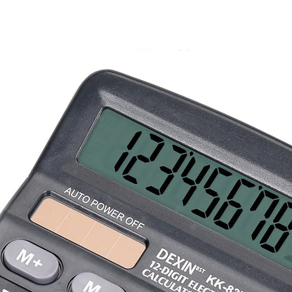 Solar-Powered Desktop Calculator with 12 Digits