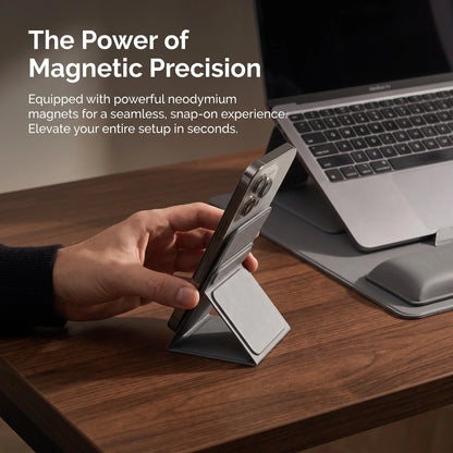 Collapsible Laptop Stand with Magnetic Features