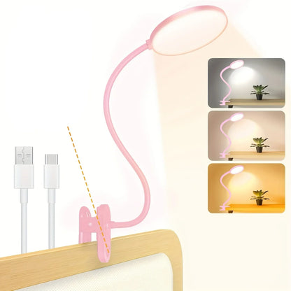 Clip-On Desk Lamp with 3.5-Inch LED Light