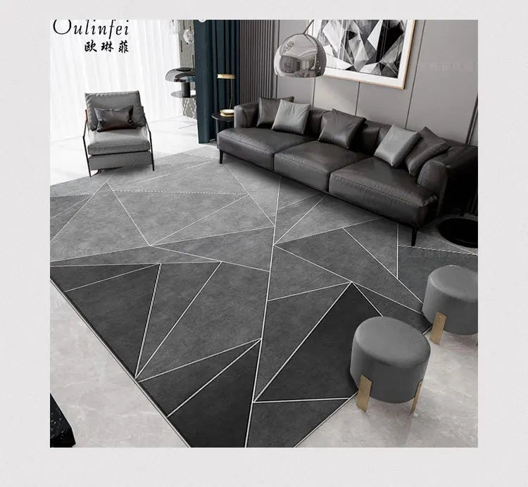 Contemporary Area Rug for Home Office or Study Room