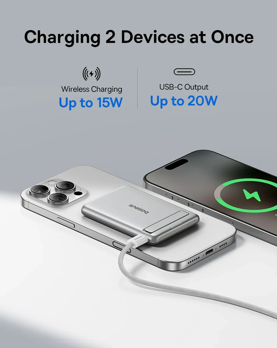 5000mAh Wireless Charger Portable Power Bank