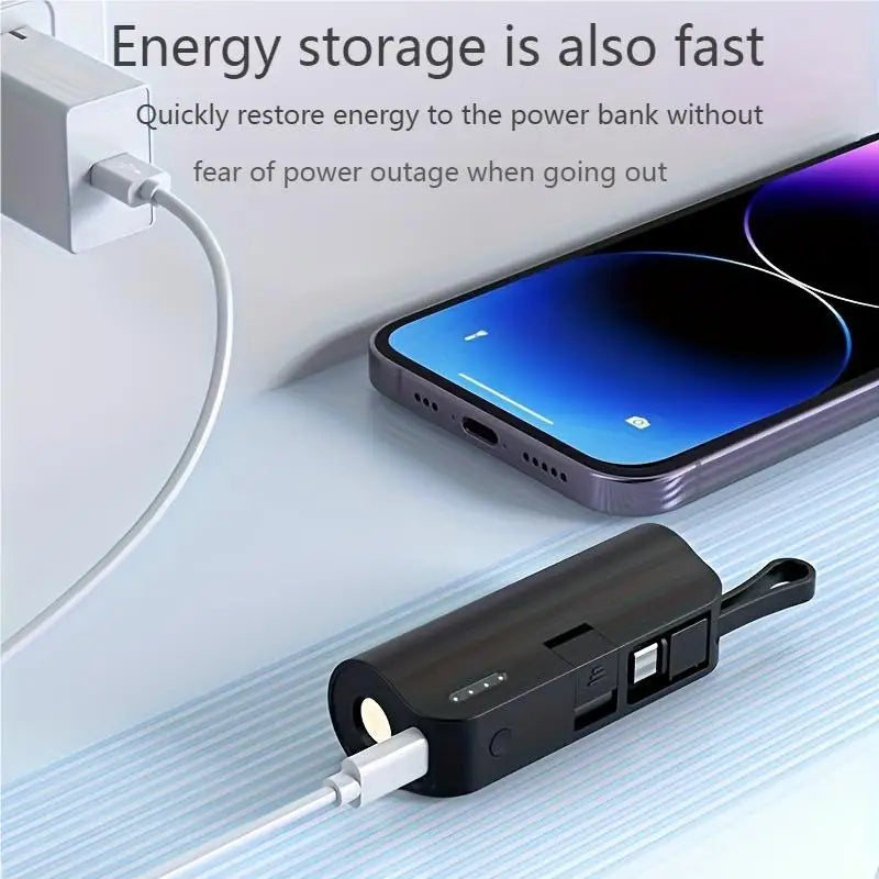 Portable Charger with 5000mAh Battery Capacity
