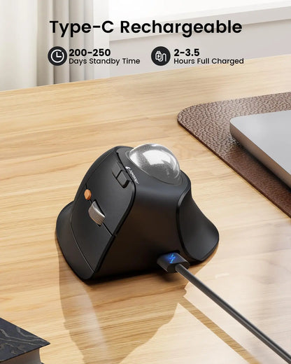 Trackball Mouse EM05 for Precision Control