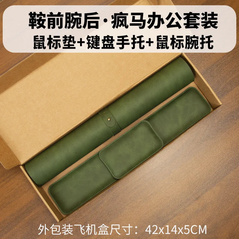 Waterproof PU Desk Mat Set for Stylish Office Spaces