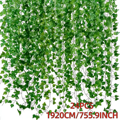 Wall Decor with Ivy Garland