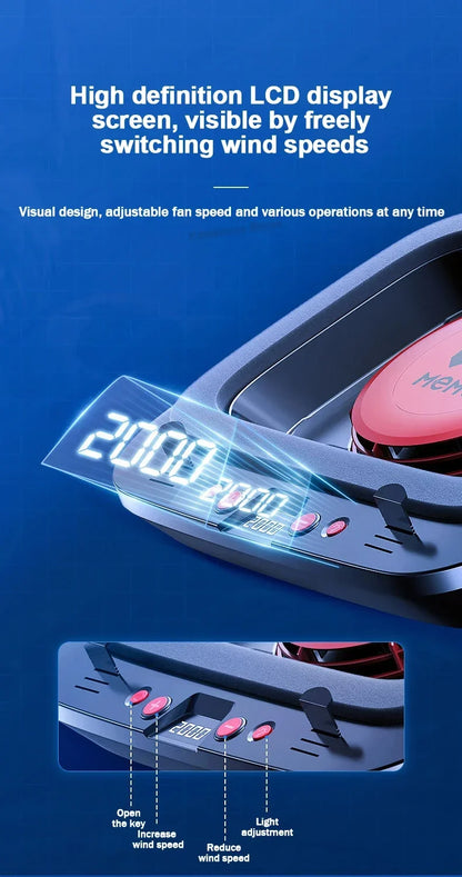Cooling Pad for Laptops with Adjustable Design