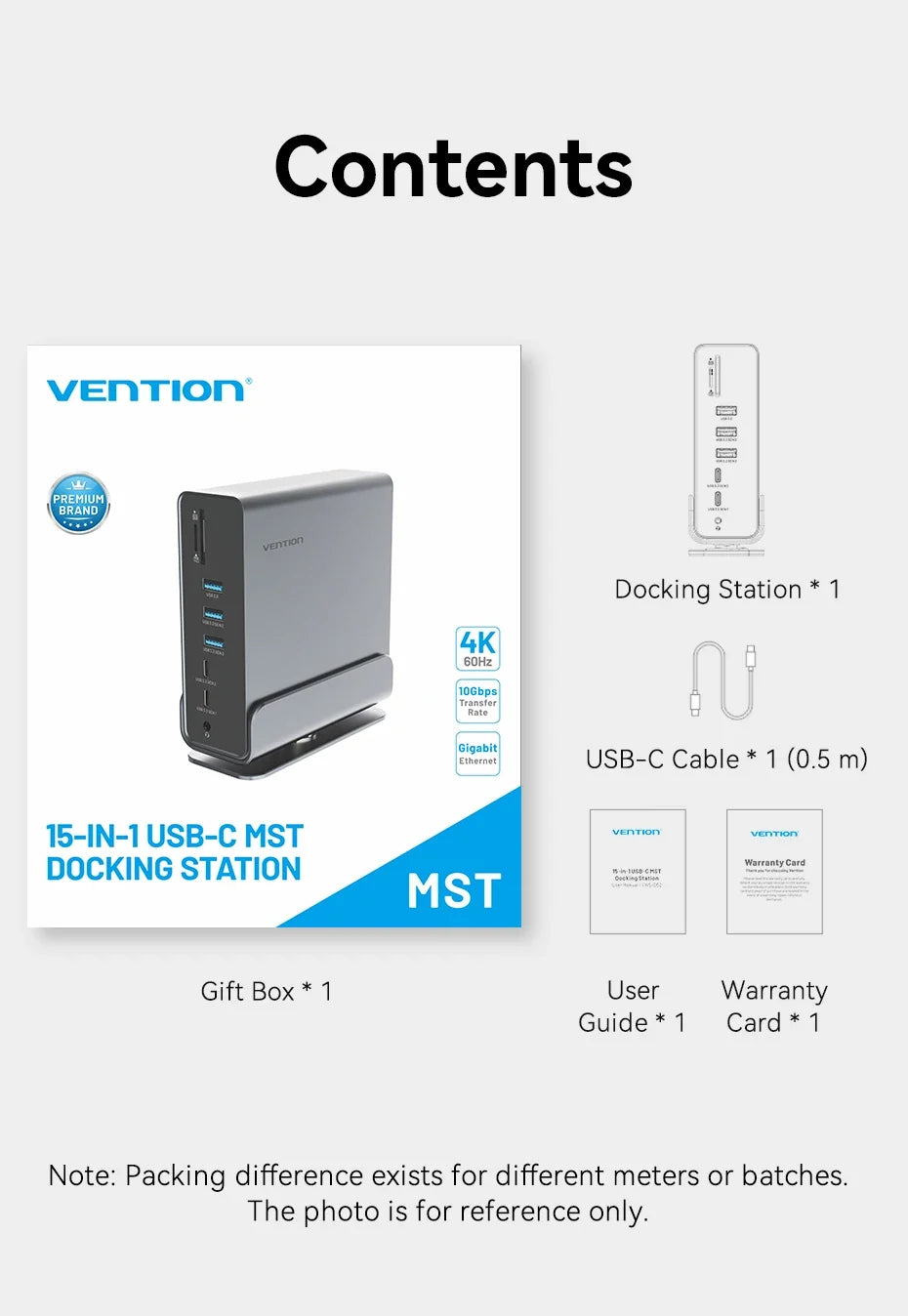 15-Port Hub Station Featuring Various Connection Choices