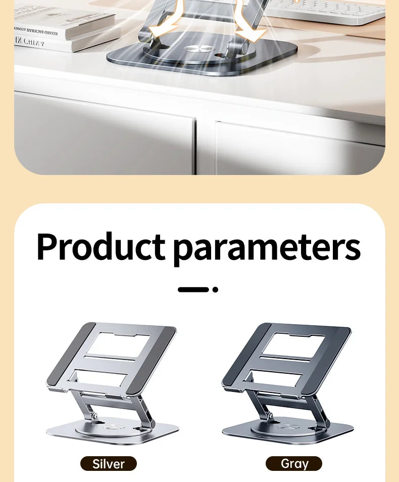 Desk Laptop Stand Made of Aluminum
