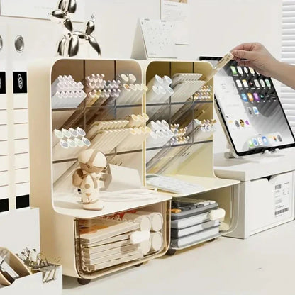 Desk Organizer with Pencil Compartment – Multi-Tier Storage Solution