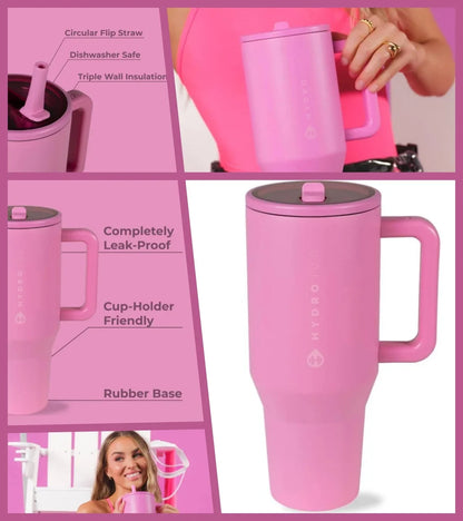 Flip Straw Insulated Tumbler