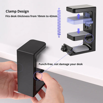 Headphone Stand with Dual Controller Holder