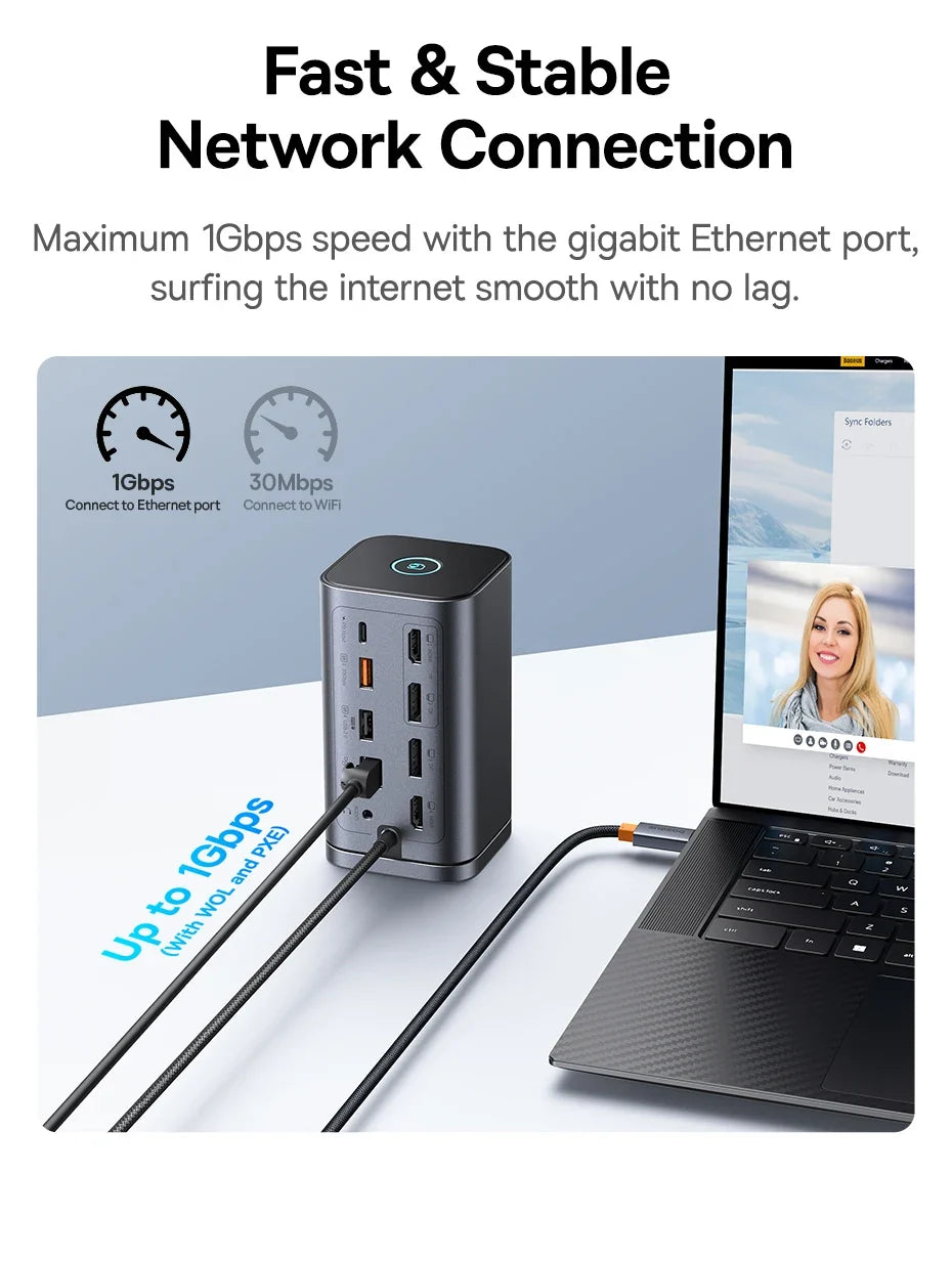 11-in-1 Multi-Port Docking Station