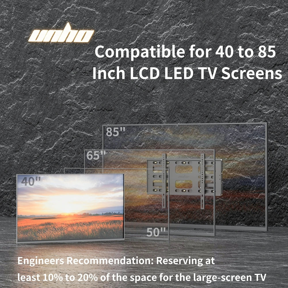Adjustable Wall Bracket for TVs with Full Motion Capability