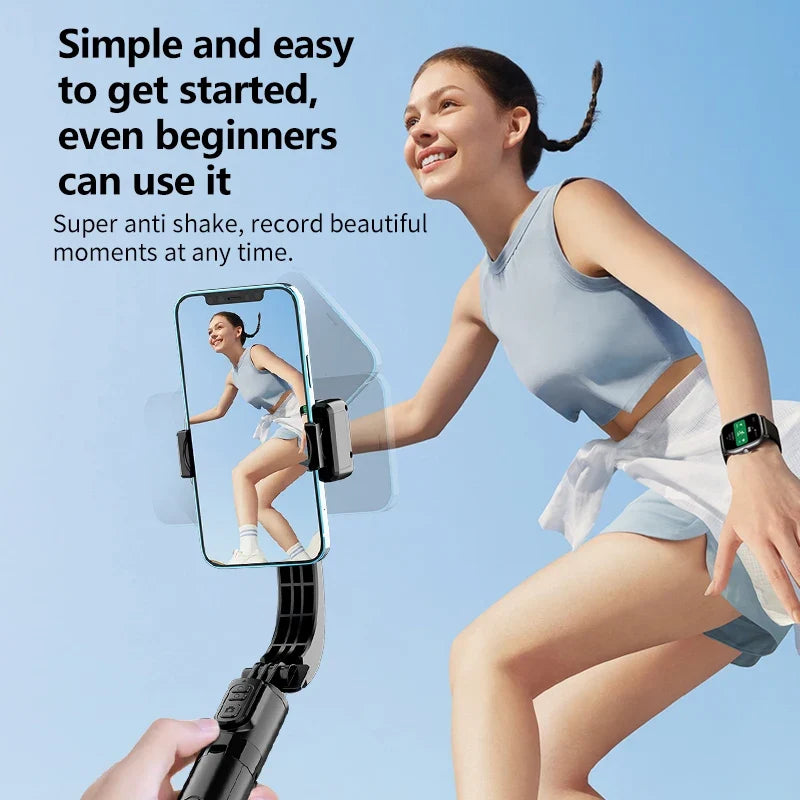 Wireless Gimbal Tripod Stabilizer with Bluetooth Connectivity