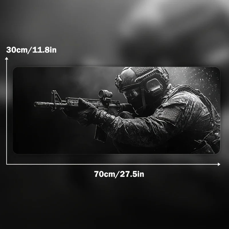Tactical Soldiers Gaming Mouse Pad - XXL Size