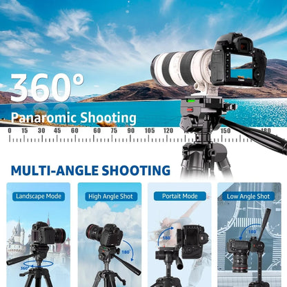 Aluminum Tripod for Cameras – 79 Inches Tall