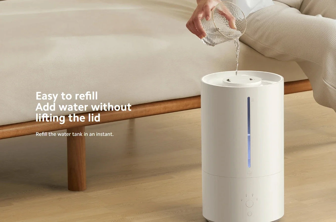 Smart Humidifier with Antibacterial Features