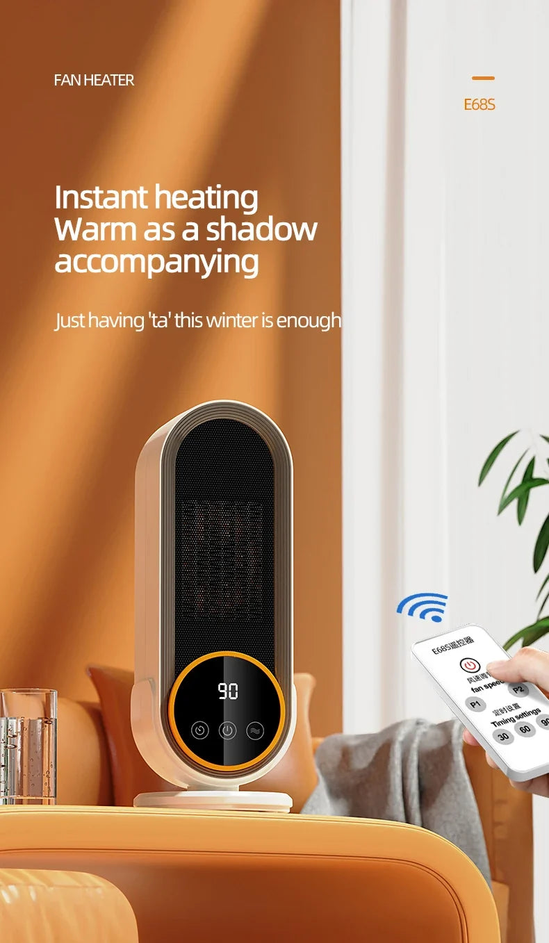 Electric Desk Heater 1200W for Efficient Heating