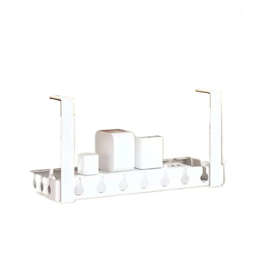 Adjustable Cable Organizer Tray for Under-Desk Use