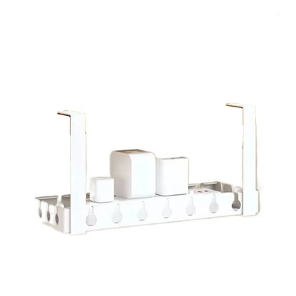 Adjustable Cable Organizer Tray for Under-Desk Use
