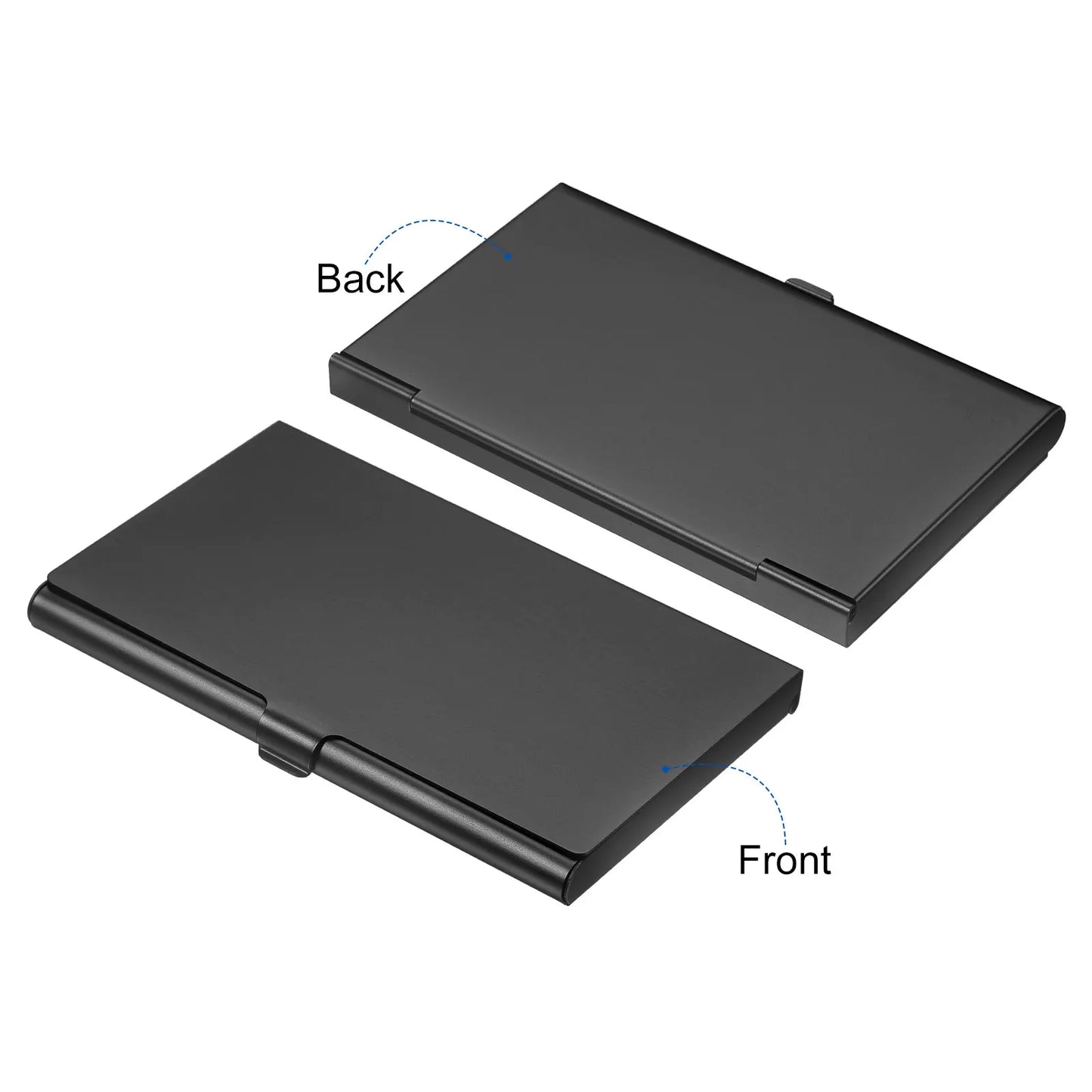 Aluminum Business Card Holder with Flip Cover